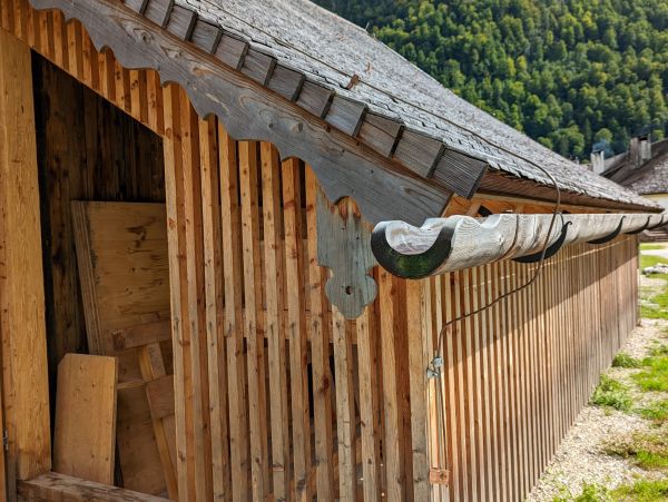Wood Gutter Installation in Payson